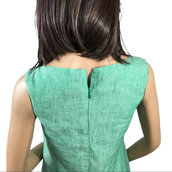 Talbots Designer Brand Linen Full Career Dress 6 - Picture 6 of 8